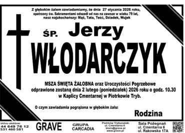 Ś.P. Jerzy Włodarczyk<br> <span>2 lutego 2026